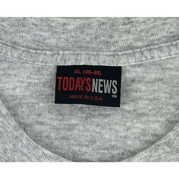 Rare Bartman TPD 1966-1991 Avenger Of Evil T Shirt Todays News Embroidered XL - Picture 5 of 6